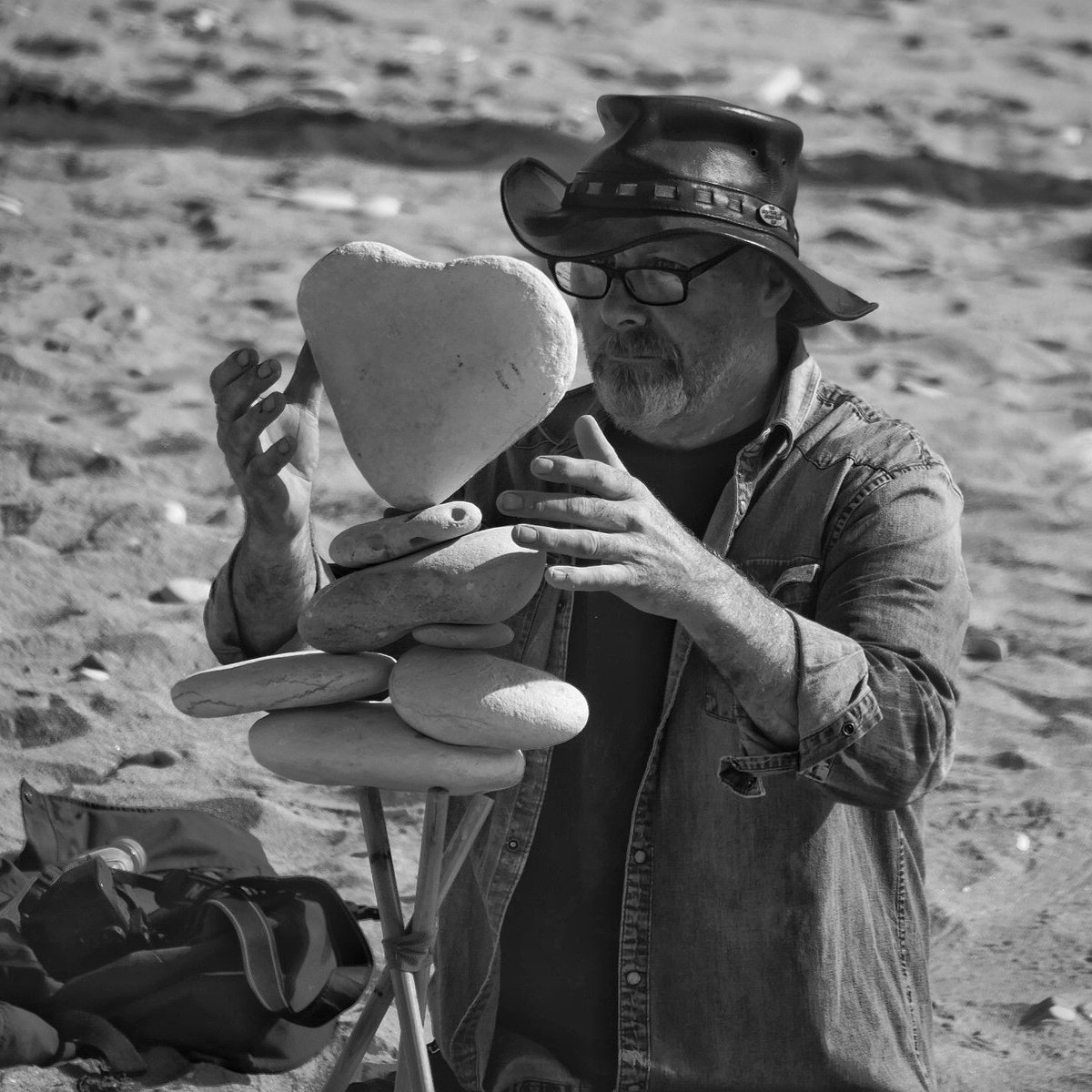 ApertureF2's tweet image. Stone Artists at Bridlington, East Yorkshire, this afternoon.