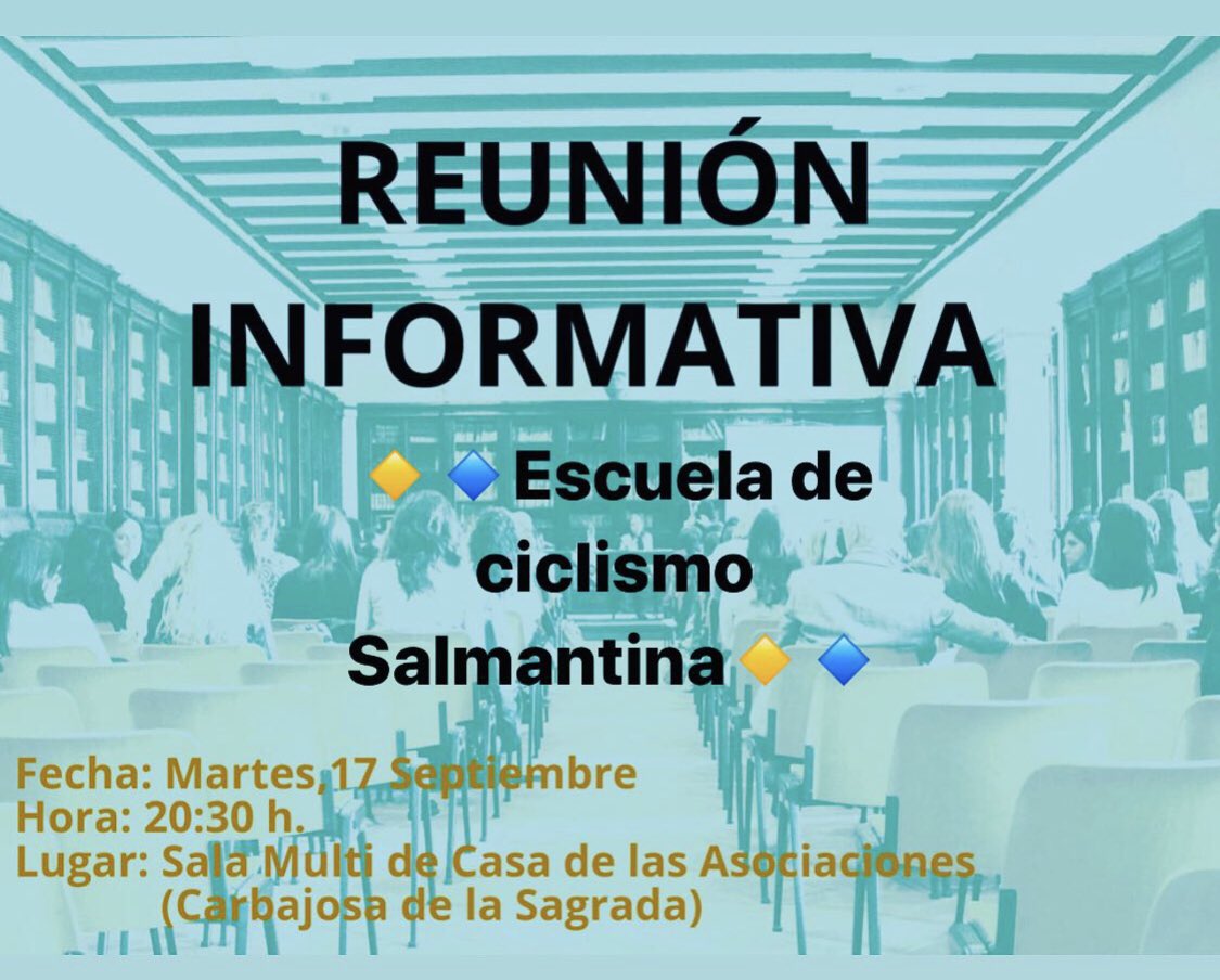 Ven a conocernos!! #escueladeciclismosalmantina