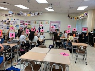 Plickers to self assess our weekly learning targets!! <a href="/ChurchvilleD205/">Churchville MS</a>