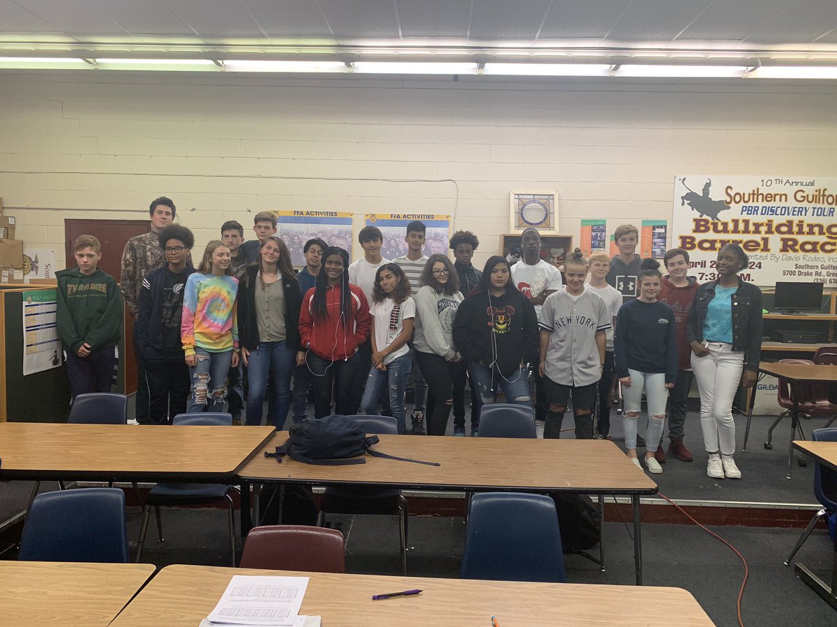 SGStormFFA's tweet photo. Our first class to have 100% FFA membership. This is our Agriscience class which is for beginning AG students. It would appear our FFA future is excited about being a part of our great organization. https://t.co/2byEe2lg8E