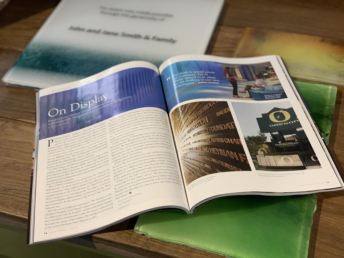 PDG_design's tweet photo. Check us out in the latest issue of @eugenemagazine! https://t.co/hjoEi41hhy