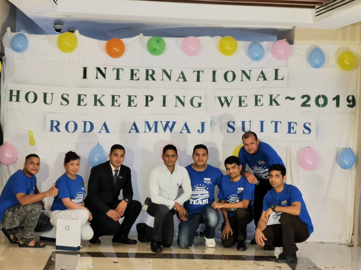 Our housekeeping team at Roda Amwaj Suites goes above and beyond the call of duty. Thank you for all you do for our guests! We couldn't make it without you. Thanks for all your hard work!

#rodaamwajsuites #housekeepingweek