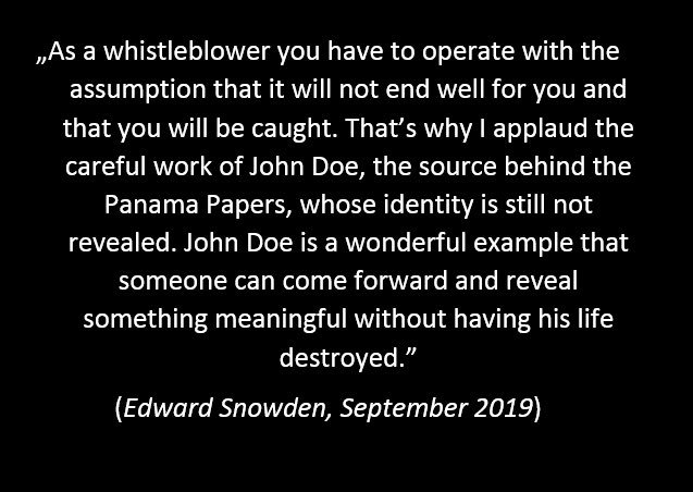 NSA/<a href="/CIA/">CIA</a>-whistleblower Edward @snowden wrote a thrilling autobiography ("Permanent Record" @Fischer_Presse <a href="/MacmillanUSA/">Macmillan Publishers</a>). <a href="/b_obermayer/">Bastian Obermayer</a> and me spoke with him about his first love, his first hack - and the #PanamaPapers-whistleblower John Doe <a href="/ICIJorg/">ICIJ</a>. sueddeutsche.de/kultur/edward-…