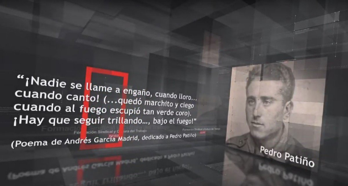 Hoy hace 48 años del asesinato de #PedroPatiño .Memoria de  la clase obrera. Siempre en nuestro recuerdo ✊

"El 13 septiembre, entre Leganés y Getafe un piquete informaba de la huelga, de repente aparece una furgoneta Guardia Civil ..."

@EscuelaCcoo 
📺ow.ly/yFi650w7ctn