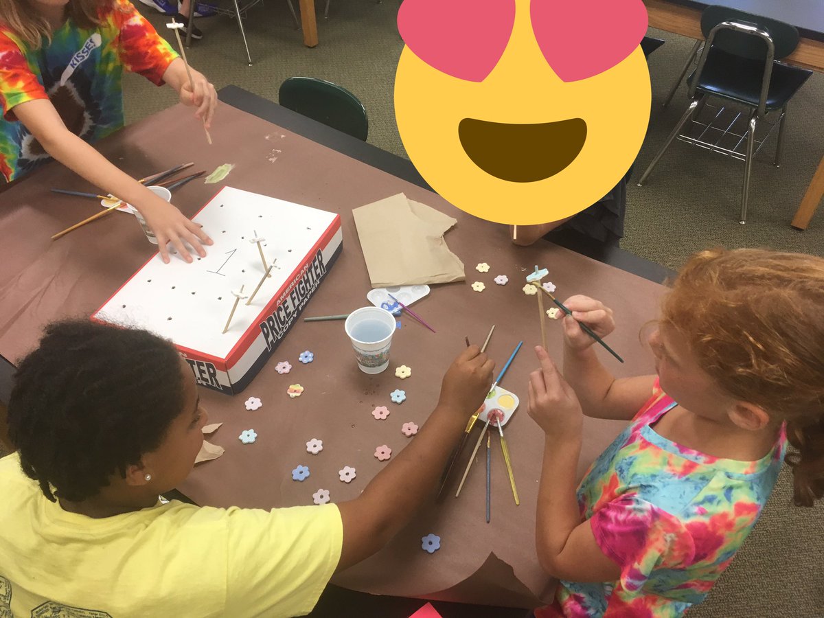 Painting Ben’s Bells on a Friday afternoon with <a href="/MrsMarcoux/">Kelly Marcoux</a> ‘s class. Great way to Be Here with classmates.