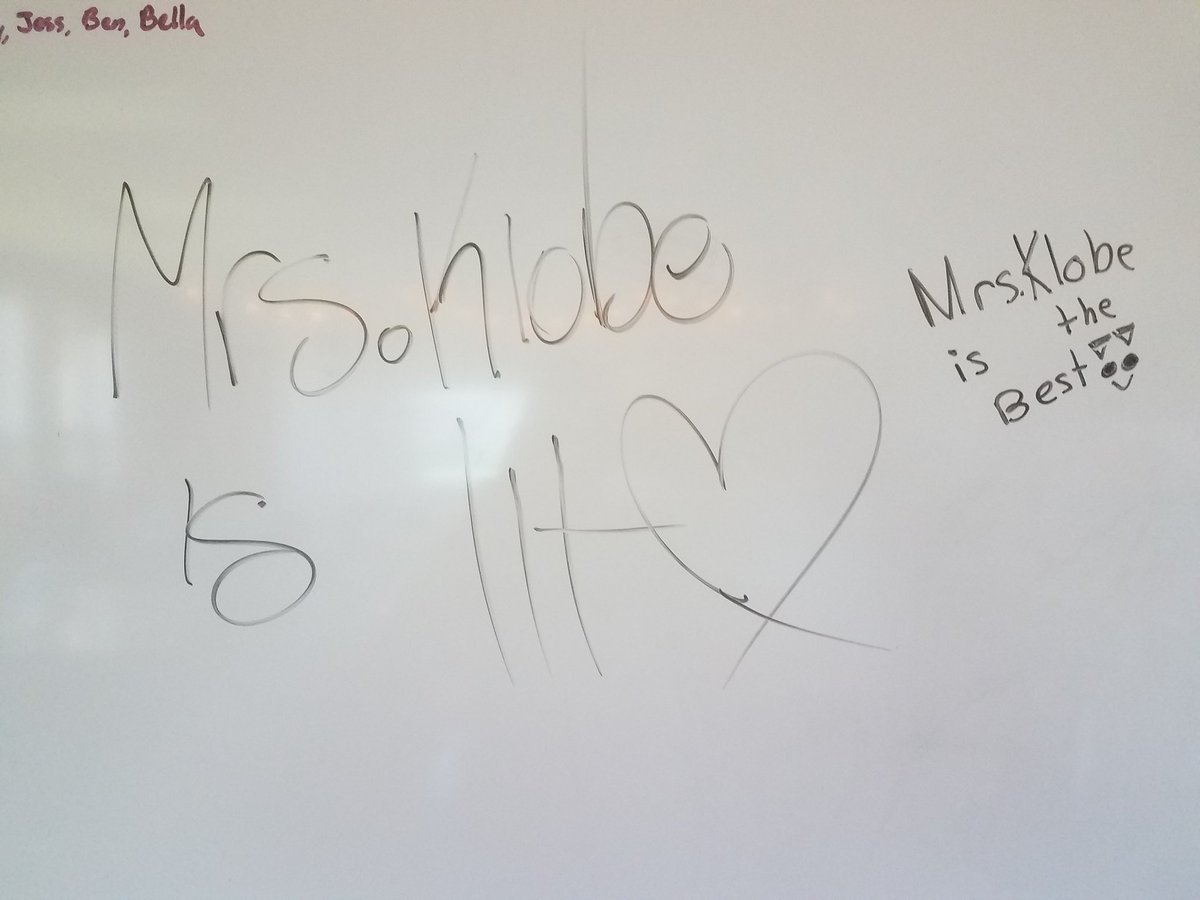 MrsKlobeTweets's tweet photo. Kids like math when their teacher is lit 😂😂 #Winning #mathisfun #klobe #llawarrior https://t.co/JZZa57xAgK