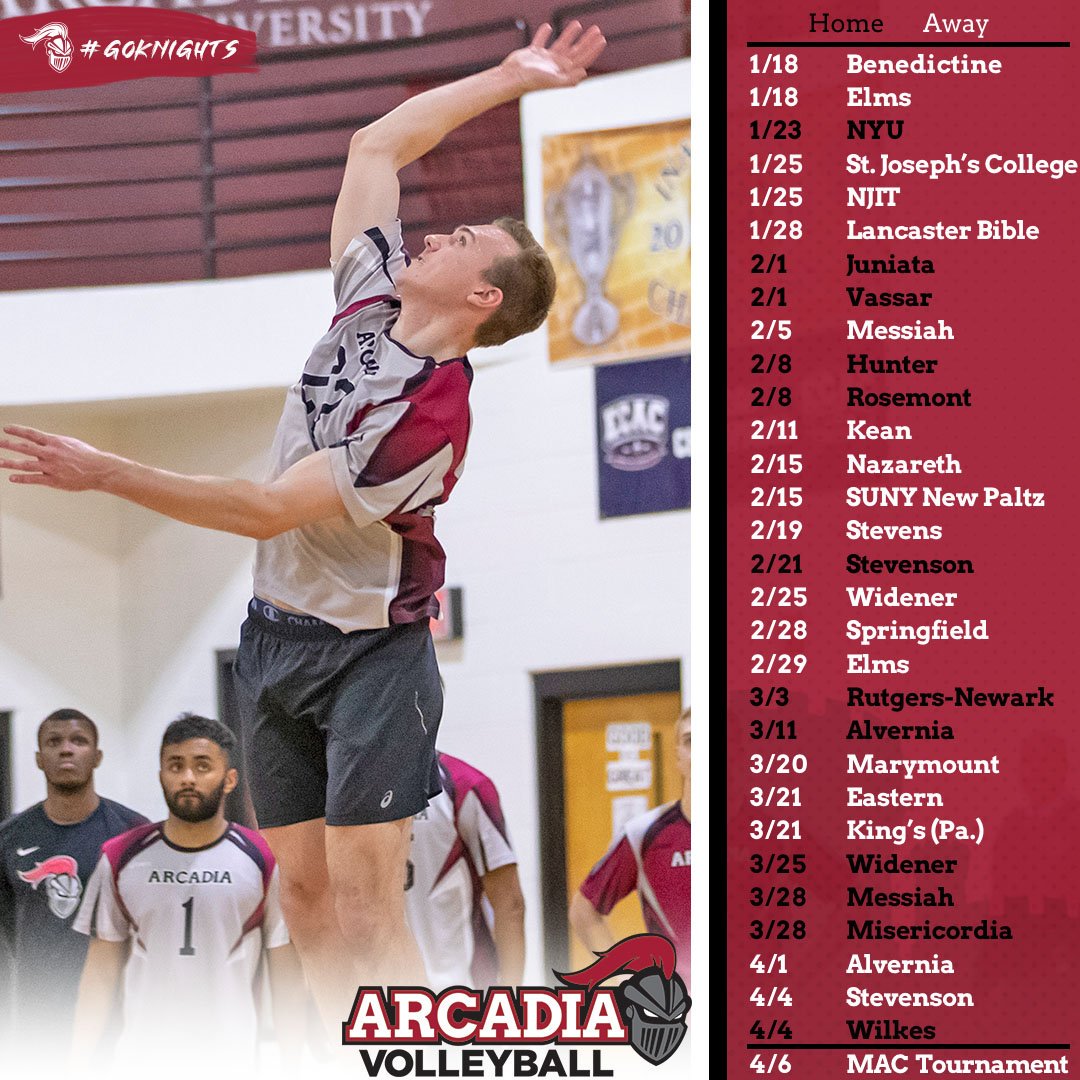 The reigning champs break out their 2020 Schedule!

arcadiaknights.com/news/2019/9/13…

<a href="/Arcadia_MVB/">Arcadia M Volleyball</a> | #GoKnights