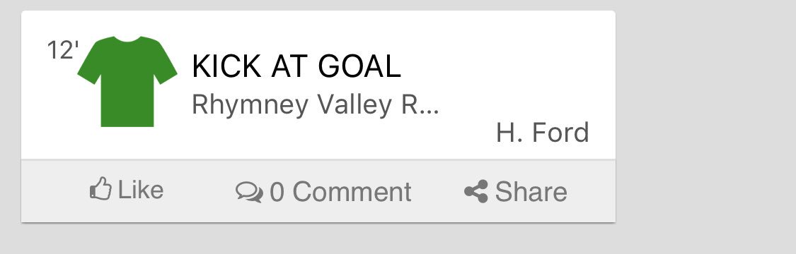 rhymney_valley's tweet photo. Kick at Goal! H. Ford at (12 minutes) for match Rhymney Valley leading against Cynon Valley 3-0. Follow with #YouScore https://t.co/UawB86To6e