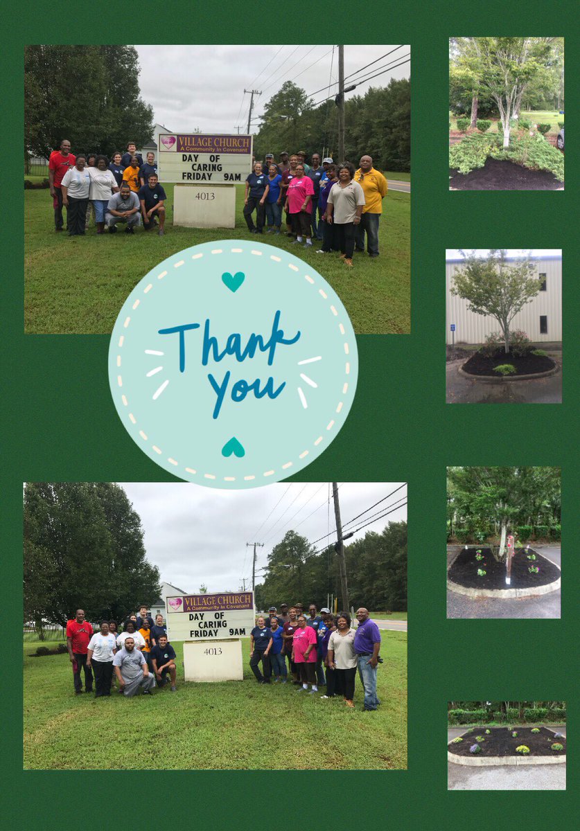Thank you United Way, City of Virginia Beach, all volunteers and Village family for an awesome Day of Caring
#ittakesaVillage💜💛 
#HappyAnniversaryVillageChurch💜💛