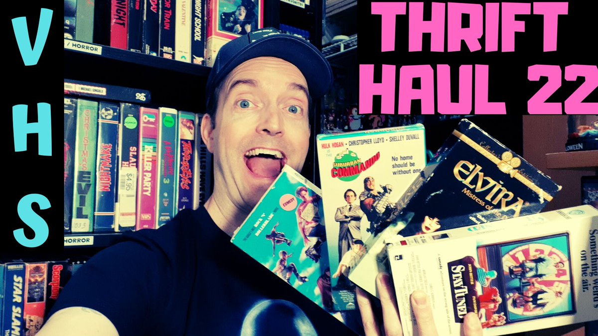 My latest YouTube VHS Haul #22! youtu.be/egxkV-OalqM
.
Subscribe to my YouTube channel for Horror Movie Reviews, VHS Thrift Hauls, Blu-ray &amp; VHS Collection Updates!
.
#vhsthrift #vhsthrifting #vhshaul #vhshunting #vhshunter #horrorjunkie #horrorfreak #horrorfan #horroraddict