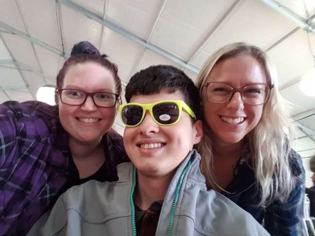 DDenisonss's tweet photo. Denison Community Class Student's enjoying The Special Needs Hoedown at Magna on Friday! https://t.co/WlnnqVKXo7