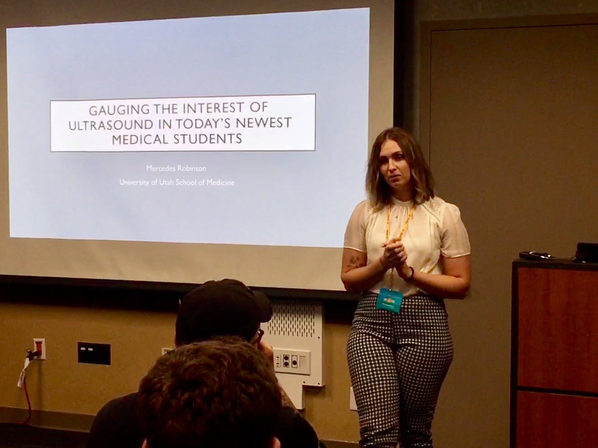Jennifer Cotton (@sonomojo) on Twitter photo <a href="/UofUMedicine/">Spencer Fox Eccles School of Medicine</a> student Sadie Robinson crushing her research abstract presentation! Super proud of our Utah crew here at #WCUME2019 <a href="/UofUMedicine/">Spencer Fox Eccles School of Medicine</a> student Sadie Robinson crushing her research abstract presentation! Super proud of our Utah crew here at #WCUME2019