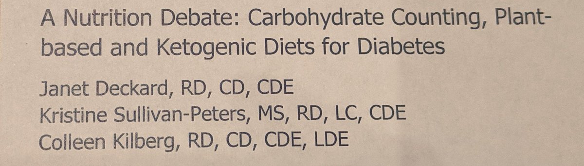 IndianaAADE's tweet image. A #nutrition Debate: Carbohydrate counting, plant-based and #ketogenic diets for #diabetes #INAADE19