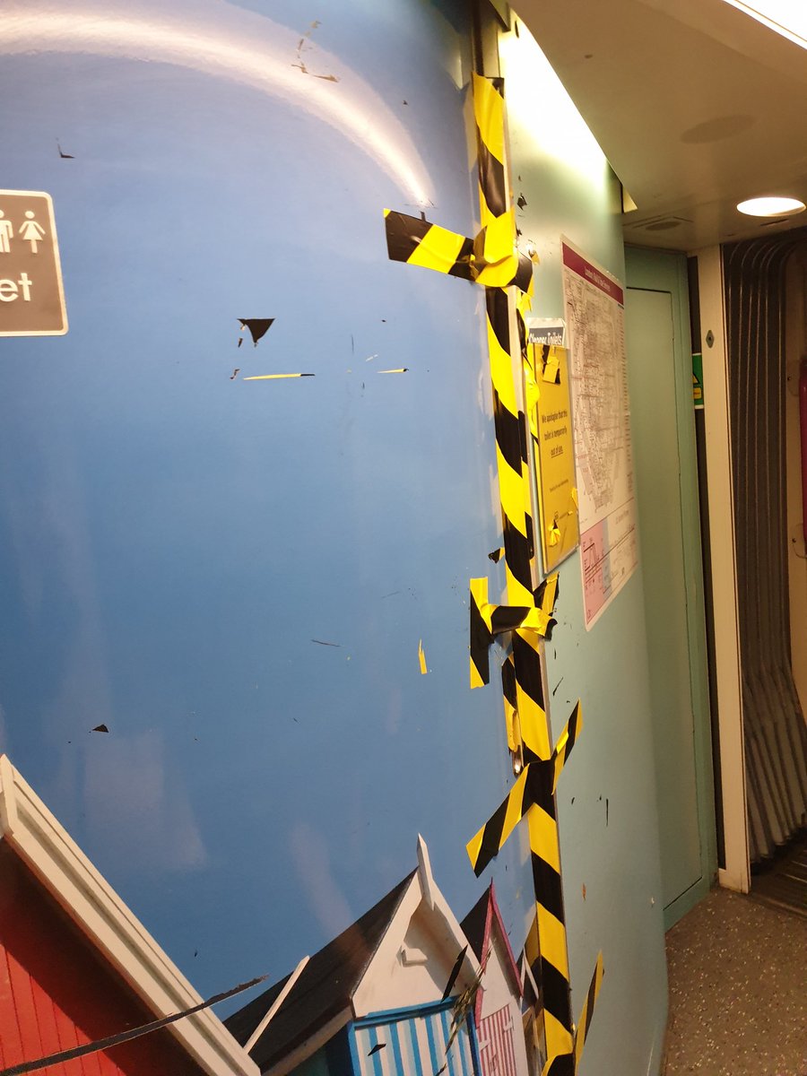 Aaron_chandler8's tweet photo. Amazing work @c2c_Rail yet again to justify my 5k a year ticket. Whilst I cant fault they aren't (always) delayed. You can always count on not having a working toilet for over an hour. @TransportFocus https://t.co/8iJeNqD69n