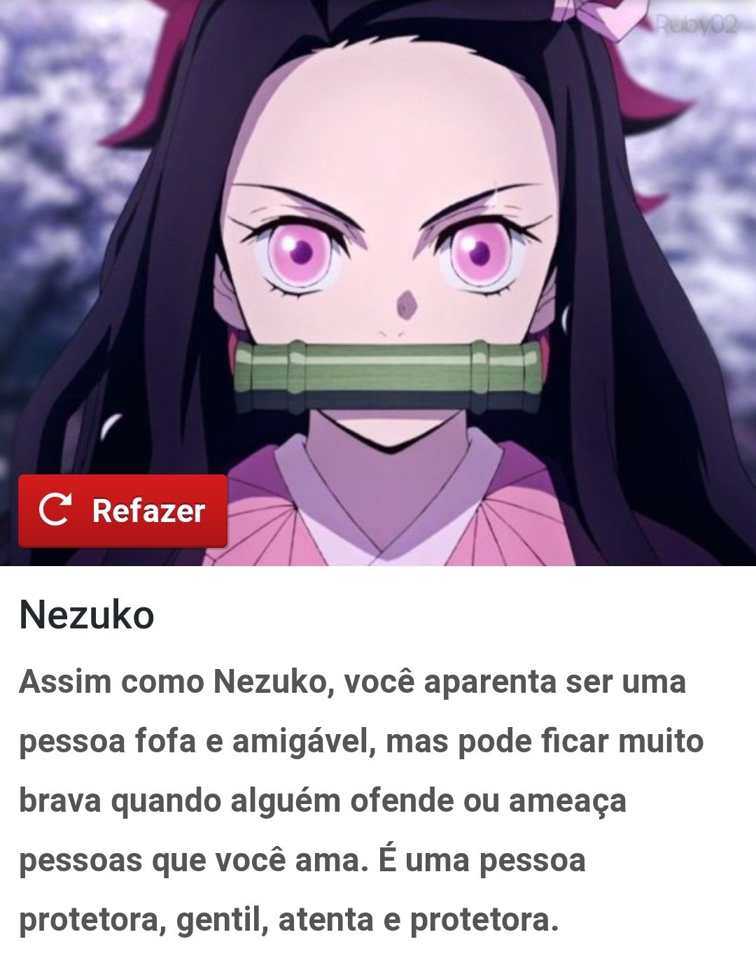 Quis da nezuko :)