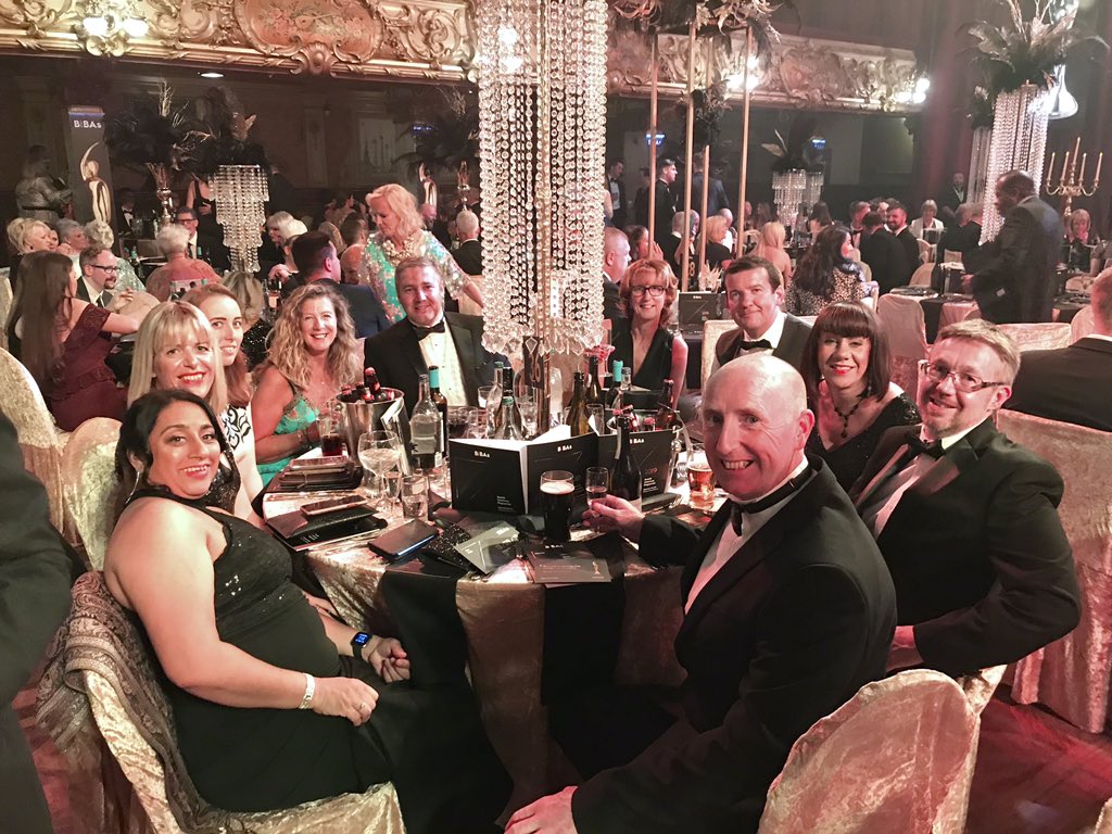 Hello everyone 👋 We have arrived at @BIBAs2019 What a good looking bunch we are 😉 #bibas2019
