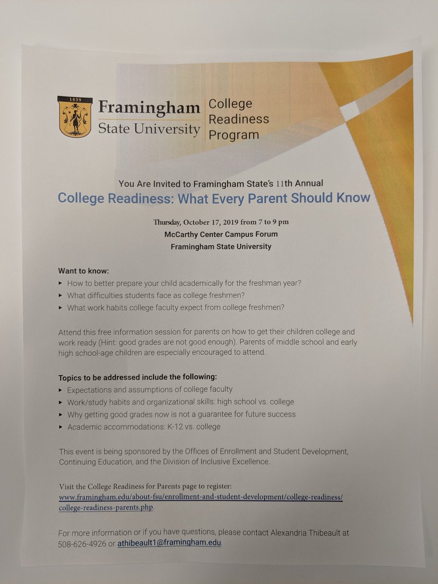Free college readiness event