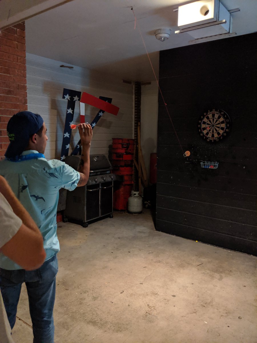 Rush week is almost over! We had a blast at the driving range and hosting a tiki cookout at our house! Tonight is preference night, an invite only event, but open to all alumni and active brothers