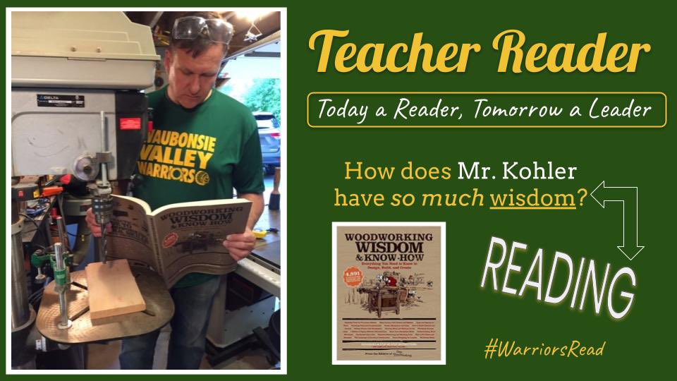 wv_english's tweet image. How does @KohlerKeith have so much wisdom? READING! #WarriorsRead #BeWV #TeacherReader
