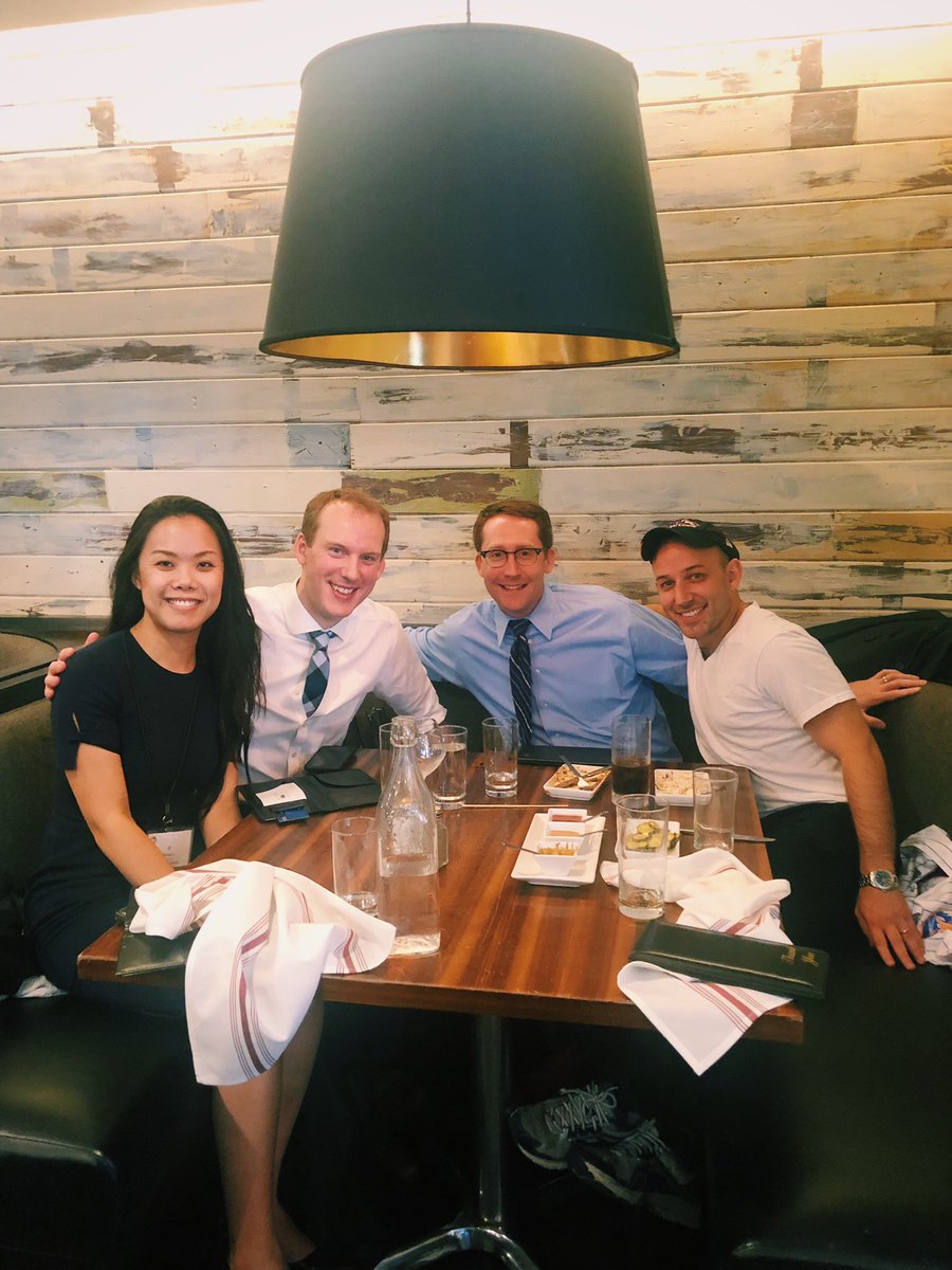 DrJJZhang's tweet photo. Residents and attendings of @CleClinicUro past and present enjoying kosher barbecue at Miltโs in between presentations @NCSAUA annual meeting! @DJBryk was especially dress-code complaint https://t.co/OQCId8YCxu