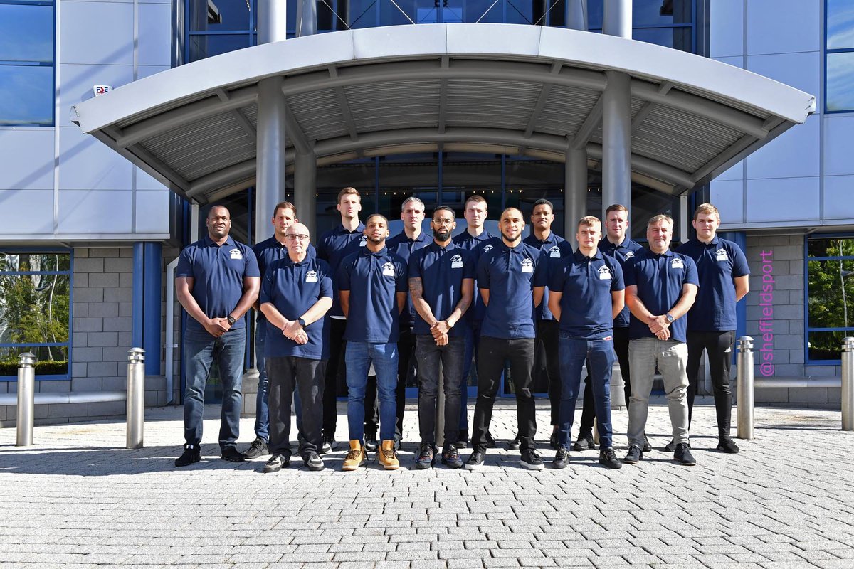 SheffieldSport's tweet photo. Good luck to @SheffieldSharks as they launched their new season @BBraunUK today ahead of a friendly away @NewcastleEagle #fearthefin https://t.co/VWq4vLhz1k