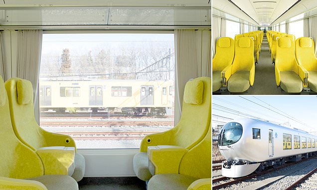tourntravelnews's tweet photo. The Japanese train that's like a LIVING ROOM on wheels, with sofa-style seats and panoramic windows https://t.co/UZPUDosdMC via @travelmail #travel https://t.co/8jQPVjMuFI
