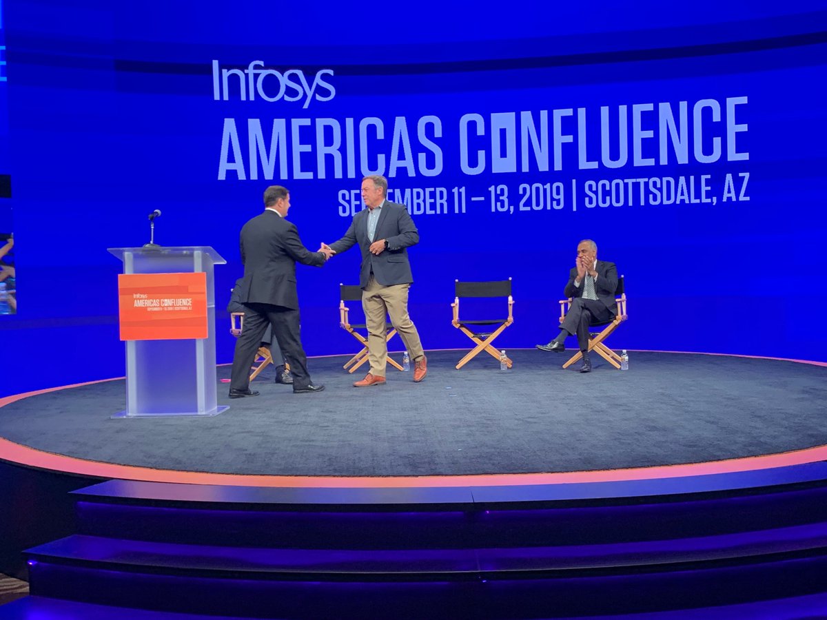 DougDucey's tweet image. As Arizona continues to grow, we know that there is also a growing demand for people who are ready to work in the tech industry. It was great to discuss Arizona’s growing tech community and talent w/ @Infosys and industry leaders! @imravikumars @michaelcrow