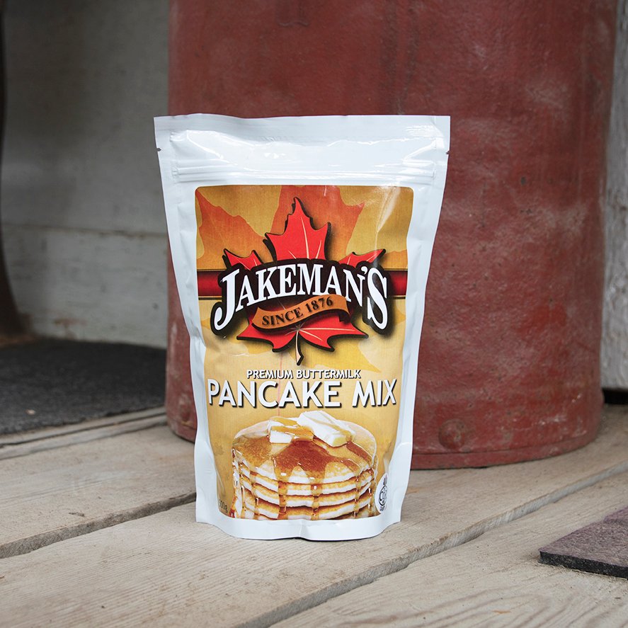 jakemanmaple's tweet photo. Stop by our Gift Store to get your Jakeman's Buttermilk #Pancake Mix for only $3.50*!!!
*Limited promotion while supplies last. #Sale Price only available at our gift shop.
#instore #pancakemix #maple #maplesyrup #jakemansmaple #jakemansmaplesyrup #jakemansmapleproducts https://t.co/PU1xdvKmLm