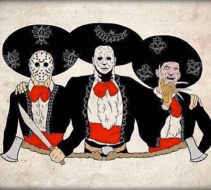NO MAMES!!! HAPPY FRIDAY THE 13TH BISHES 👻#FridayThe13th #podcast #podcasting #paranormal #horror #spirits #ghostadventuresmemes #tiktok #boo #paranormalinvestigator #ghosthunters #nomames #threeamigos #jason #freddykrueger #michaelmeyers