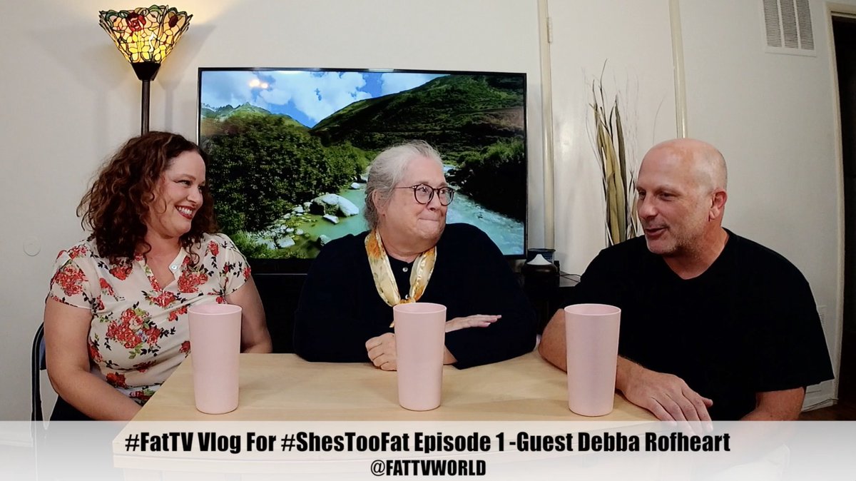 FatTVWorld's tweet photo. This week on #FatTV Vlog we welcome Debba Rofheart who played the agent in #Uncastable the first Episode of our digital series #ShesTooFat out now https://t.co/ynQjsQuTki

Come join the discussion and don’t forget to share with your friends  #BoPo #womeninfilm #FatTVWorld https://t.co/pjq5EpLPLG