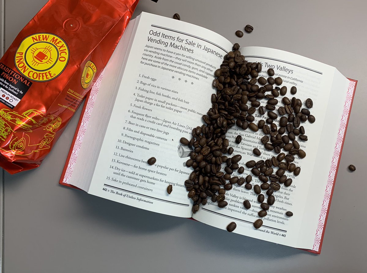 NMPinonCoffee's tweet photo. Don’t have a bookmark? Try using coffee beans instead! https://t.co/69YKFihEpC