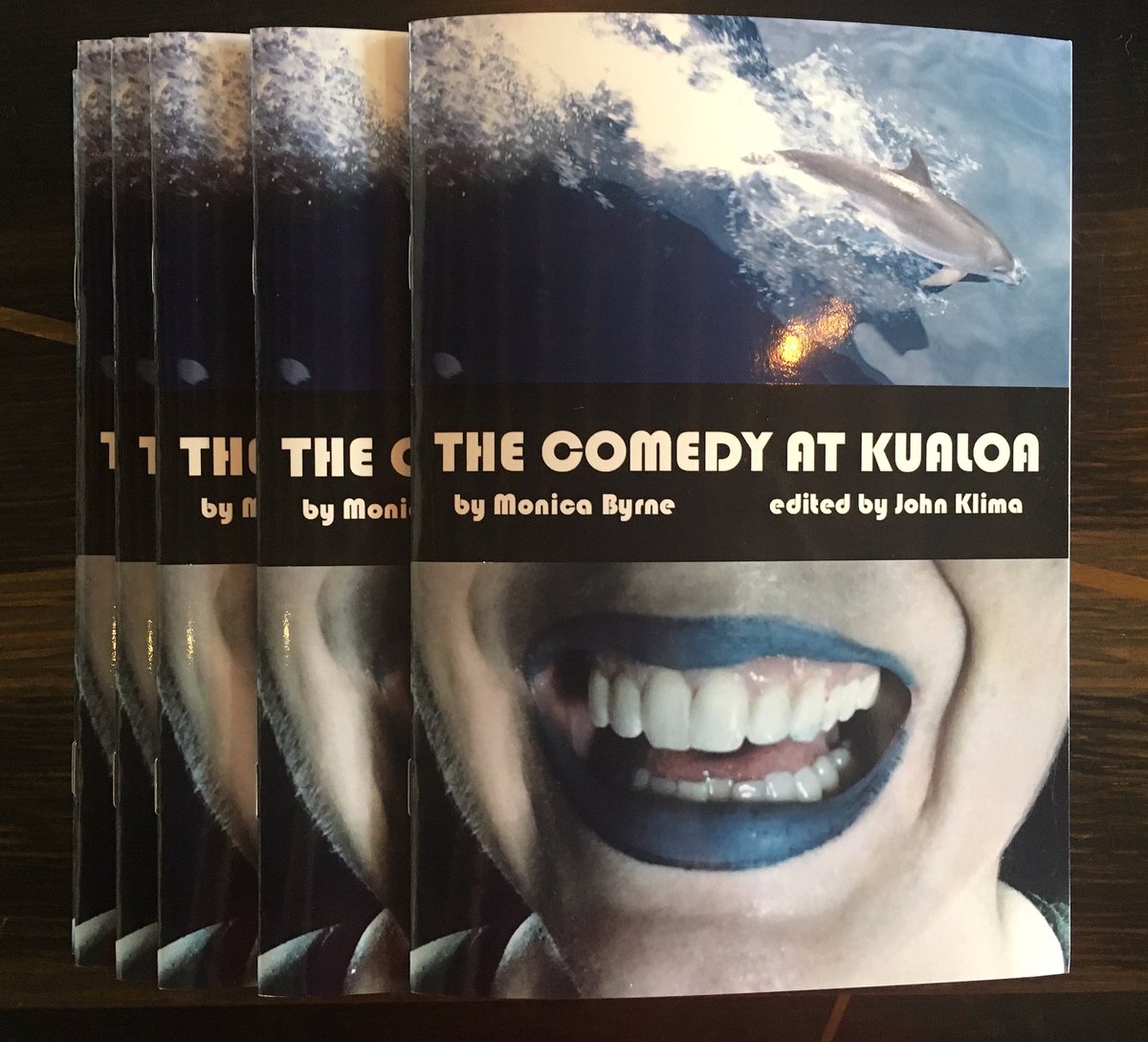 monicabyrne13's tweet photo. Those of you who’ve still been waiting for your Comedy at Kualoa chapbooks: the final batch is finally in the mail! So sorry it took so long 😅, I’ll never under-order again. Thank you again to the awesome @JohnKlima for editing. https://t.co/e4vOIgujWs