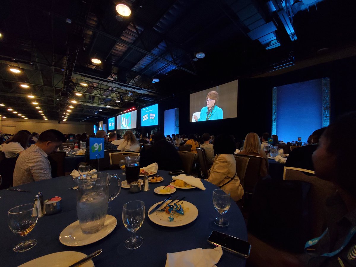 Lunch and a conversation with Valerie Jarrett! #ATTEGC19 #Attemployee