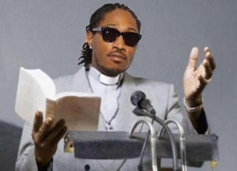 spacekeyz's tweet photo. Rev. Super of the holy episcopal church of freebandz https://t.co/pLw80OylJz
