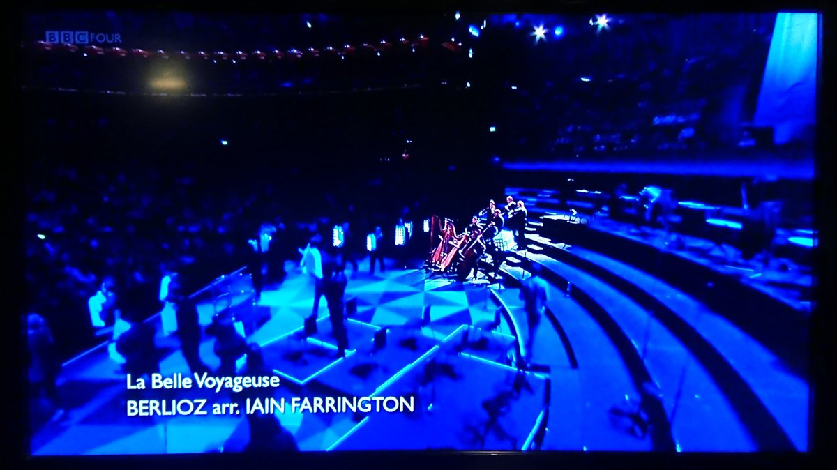 IainFarrington's tweet photo. Thank you @auroraorchestra for the TV name-check. Berlioz in Blue. https://t.co/BlHt6ffffK