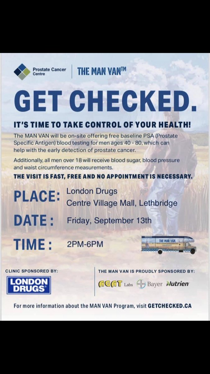 A reminder #lethbridge #yql The Man Van will be at our store from 2-4pm today!