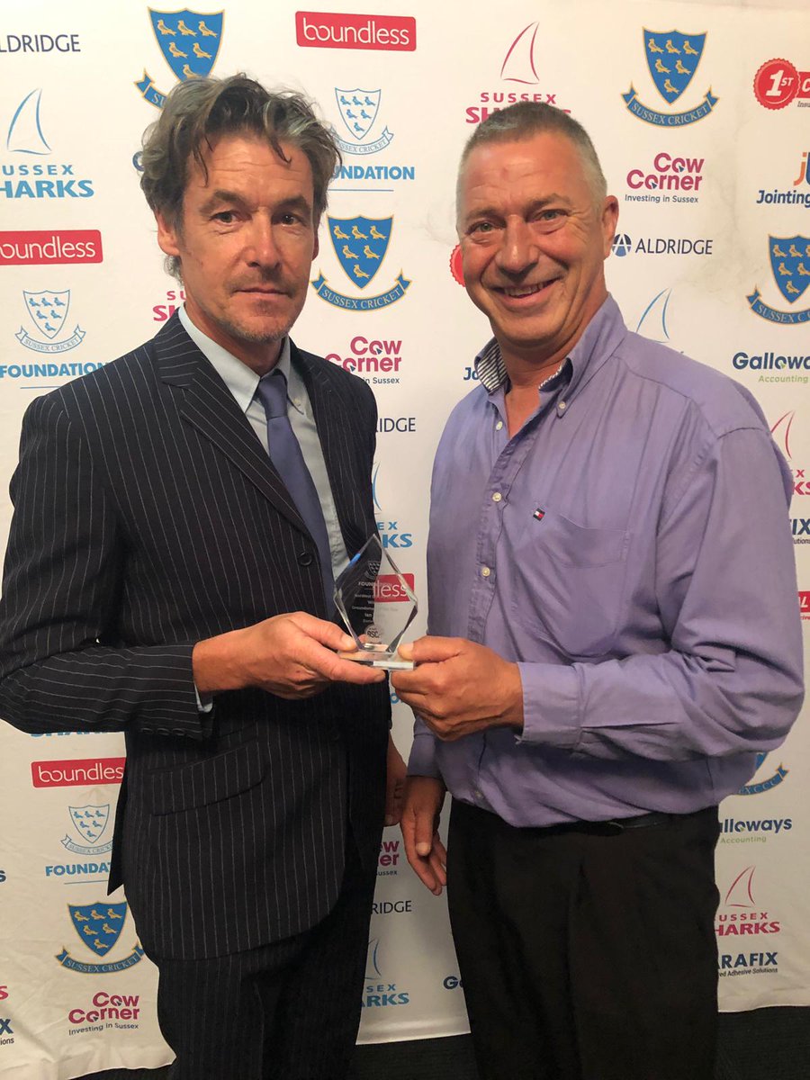 SussexCricketFd's tweet image. Groundsmen winner!! Ian Paine from @EastergateCC