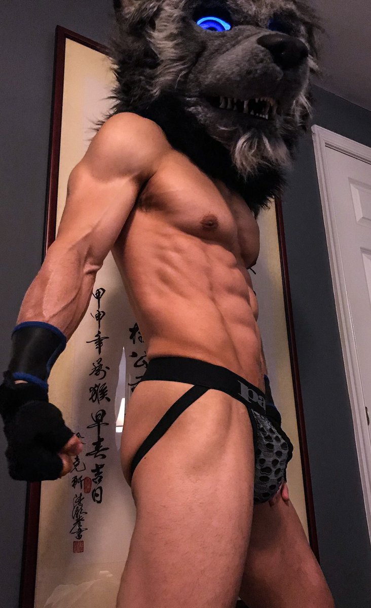 Friday the 13th AND a full moon? Today is my day.  #Werewolf #FursuitFriday #Fullmoon #FridayThe13th