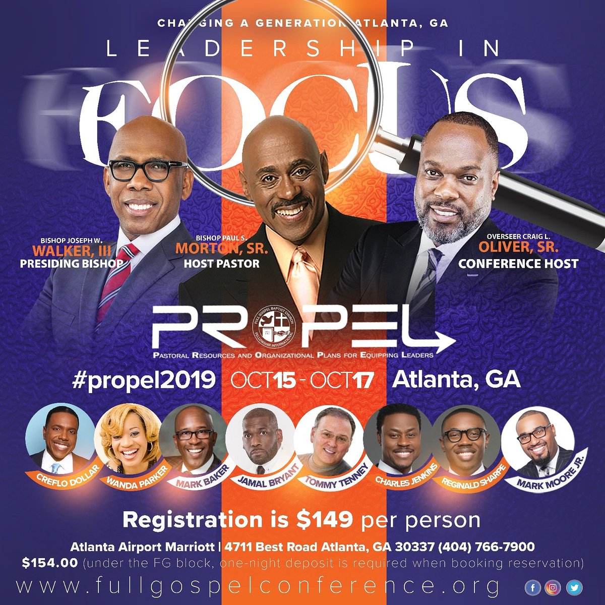 queenvandateach's tweet photo. DR. CRAIG OLIVER, SR. INVITES YOU TO PROPEL 2019, "LEADERSHIP IN FOCUS."
OCT. 15TH-17TH, ATLANTA!
REGISTER TODAY AT
https://t.co/g9lA1Wbj4v
#EPASTORSNETWORK
#EPASTORSNETWORKPROMOTIONS
#PROPEL2019 https://t.co/w5oqhTxkf5