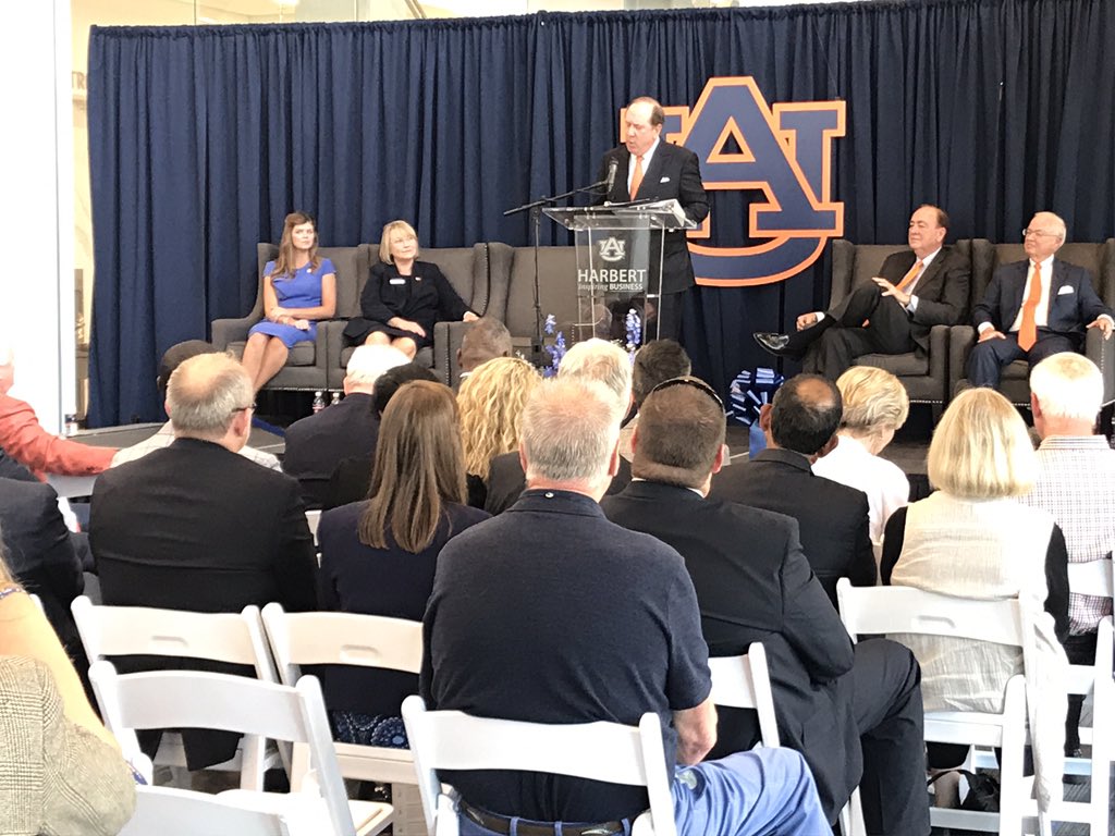 The new <a href="/AUHarbertBiz/">Harbert College of Business</a> building has a name. Horton-Hardgrave Hall.