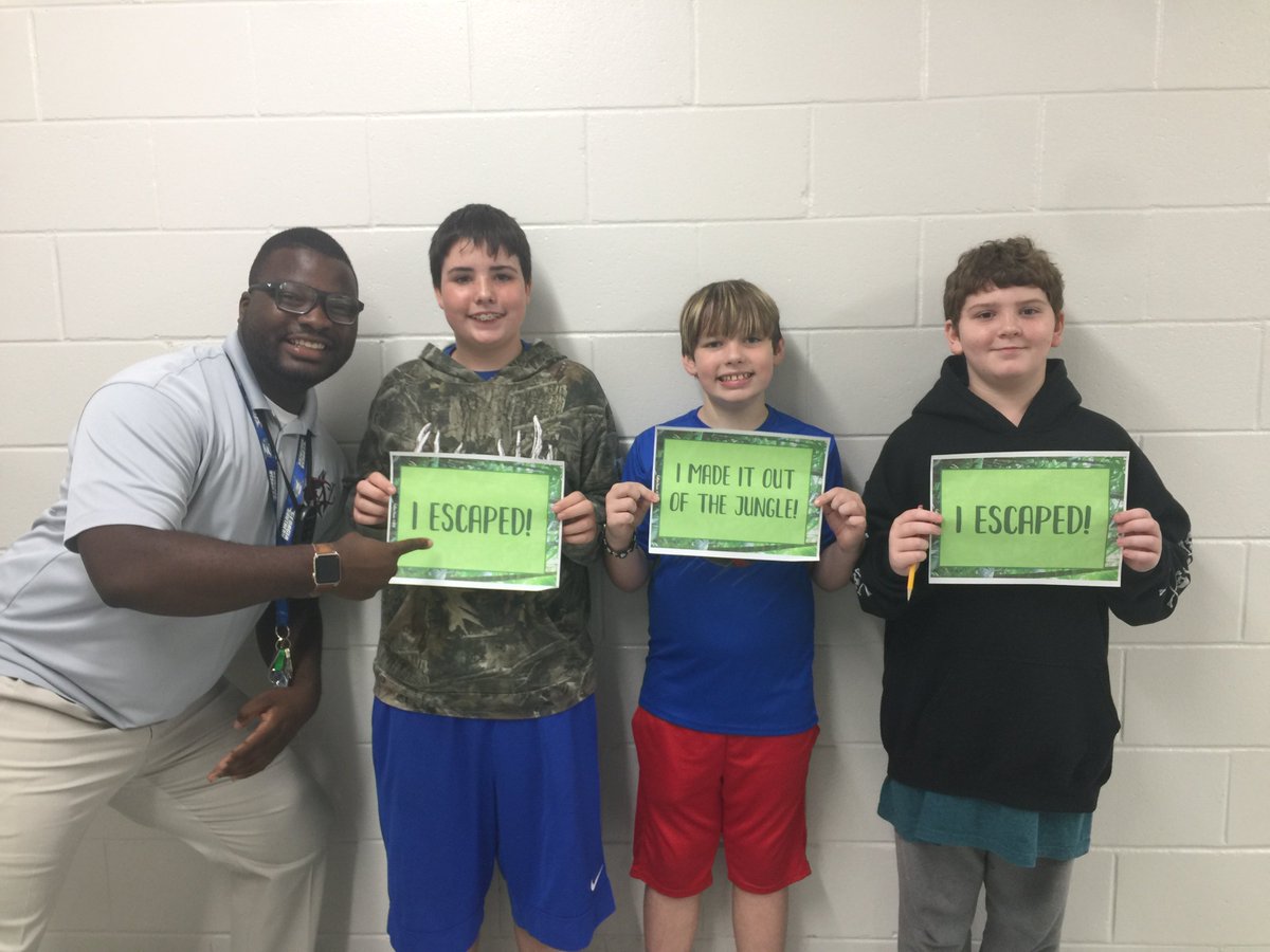 wmshuskypride's tweet photo. This week, Mr. Ladson’s &amp; Mrs. Rockwell’s ELA classes worked together to complete a digital escape room. The students were finding &amp; citing evidence. What a fun, interactive way to practice new skills! Great job to #LadsonsLearningLounge &amp; Mrs. Rockwell’s class! #westsidepride97 https://t.co/j45A93GTsy