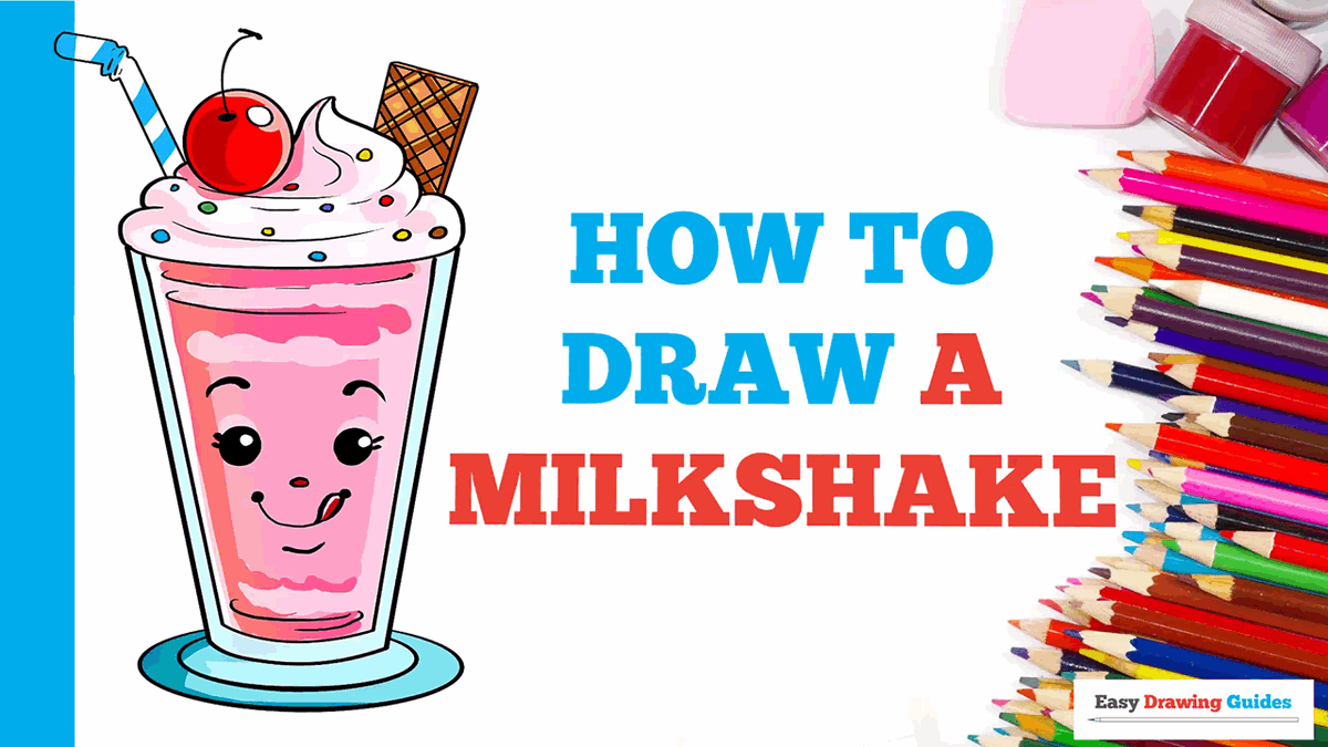 Featured image of post Milkshake Drawing For Kids If you re looking for a fun and easy way to foster creativity within your young artist you ll love these pages