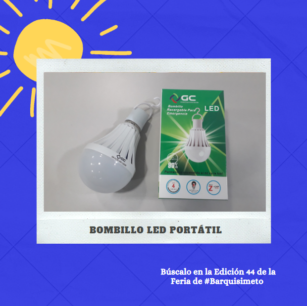 HercasaSolar's tweet photo. #16Sep Tenemos #Bombillos #Recargables LED 9W ⁣⁣⁣⁣
💡 Encendido Automático
🔦 Funciona como Linterna/Bombillo Normal ⁣⁣⁣⁣
🔋 Batería Interna Recargable⁣⁣

Disponible en la Feria de #Barquisimeto Galpón 1 Espacio 20.

@luisfcocabezas @mjtrezza1

#SerGuaroMeEncanta https://t.co/TwrmBwbcOR