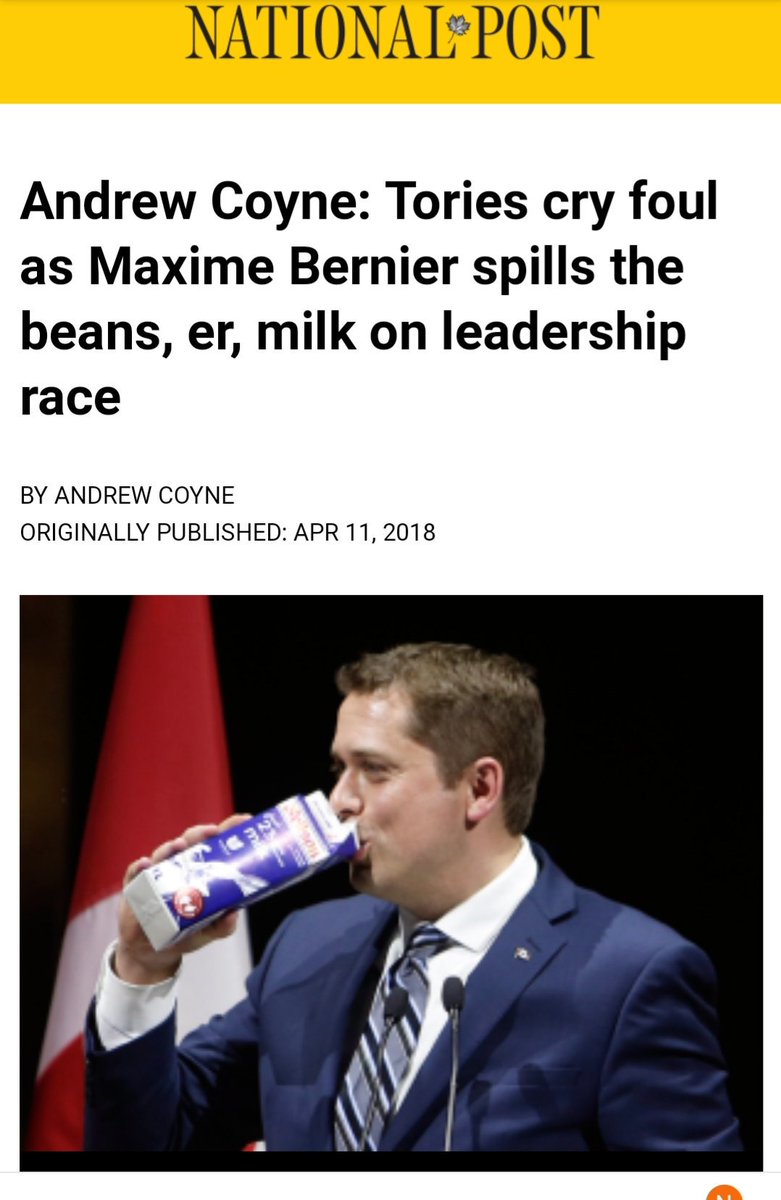 19) It was highlighted by Andrew Coyne in the National Post that the Canadian dairy industry was essentially responsible for the additional votes required to give Scheer the fractional win. Deloitte clearly provided the smoke screen for the cover-up.