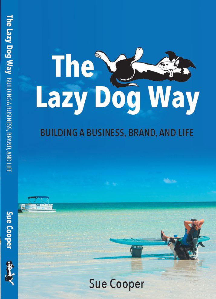 Next month, The Lazy Dog Way, a new business book from LD owner Sue Cooper comes out, Sue's philosophy on business that has made Lazy Dog successful over the last 21 years. The more you focus on the people and relationships in your life, the happier &amp; more successful you will be.