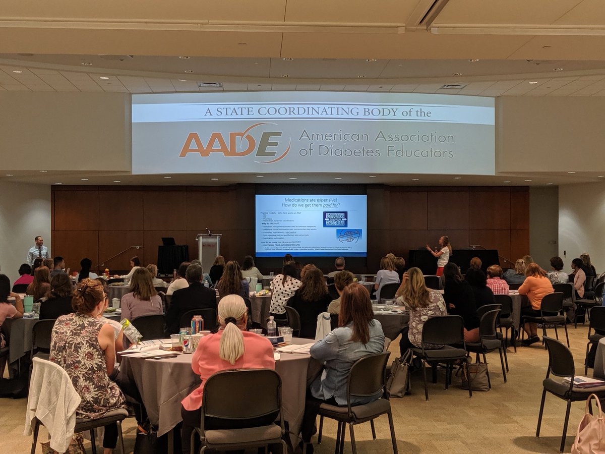 IndianaAADE's tweet image. Case Studies in Review: Selecting the Best Medications for your #PWD while Navigating Coverage Benefits w/ Stephanie Arnett, PharmD and Andrew Schmelz, PharmD #INAADE2019