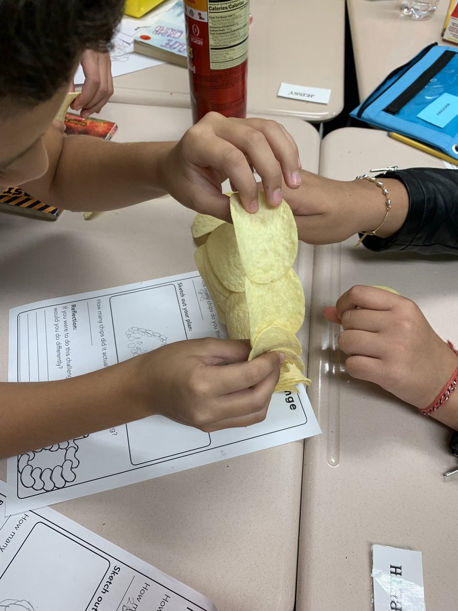 RosaCoss1's tweet image. Have you tried the #pringlechallenge?  A little fun STEM Challenge before our Map Reading Test @GuilfordEle #gatorsdeserveit20