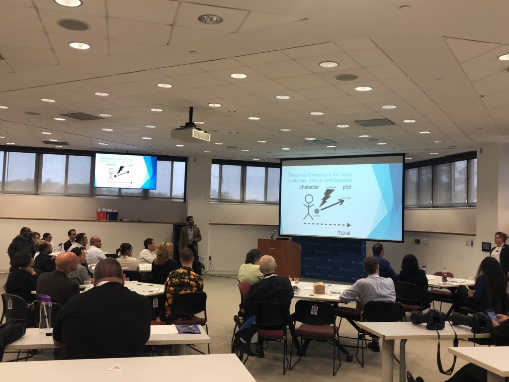 AUKeyPrograms's tweet photo. And off to our second session on “Using Stories and Data to Convince Leaders to Act” with Alicia Crain and Melvin Thomas. We’re talking tactics and resources for intersectionality and public narrative storytelling! #KeyPride2019🏳️🌈 https://t.co/jc6RMTsUoa