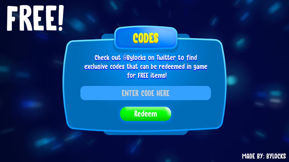 Bylocks On Twitter Free Codes Ui Likes And Retweets Appreciated Download Link Https T Co Pqfw2t5owz Roblox Robloxdev - roblox code lover on twitter codes for very hungry pikachu