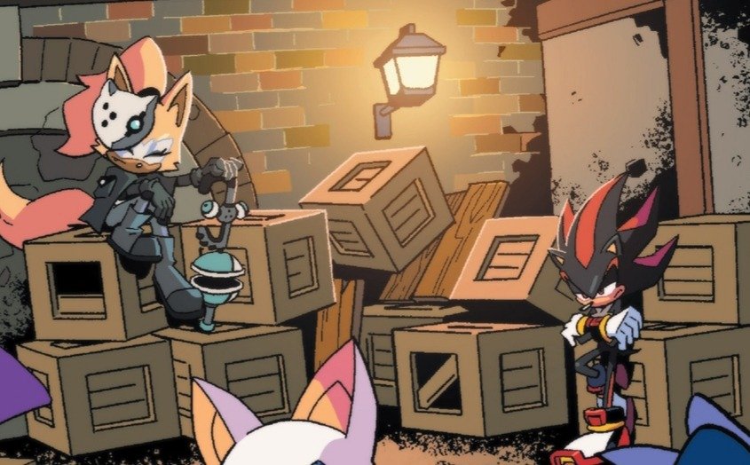 Shadow the Hedgehog x Whisper the Wolf, Sonic the Hedgehog